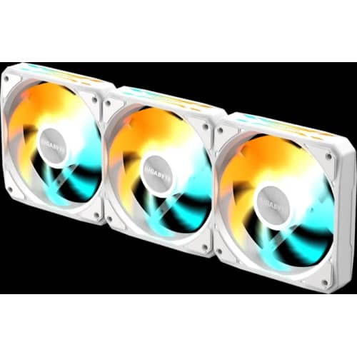 Fan Cooler GIGABYTE AORUS EZ CHAIN FAN 120x3 ARGB Blanco