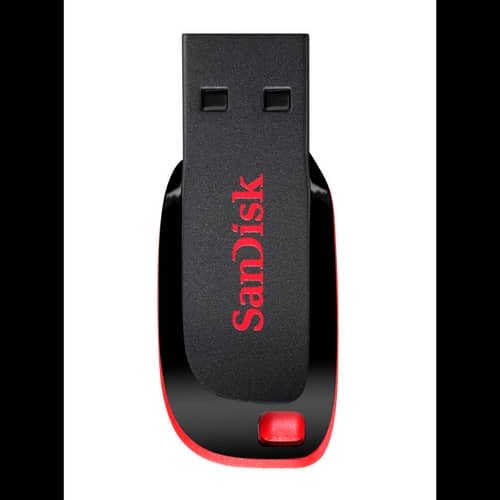 Pen Drive SANDISK Cruzer Blade 32GB USB 2.0 Tipo A Negro