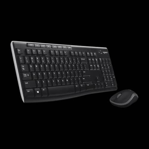 Combo Teclado y Mouse Inalámbrico LOGITECH MK270 Negro