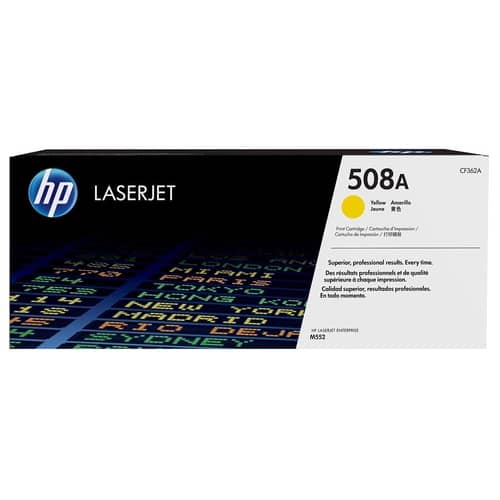 Cartucho de toner 508A Amarillo LaserJet