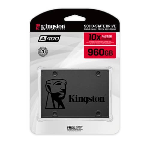 Disco Interno SSD KINGSTON A400 960GB 2.5" SATA 3.0  500MB/s