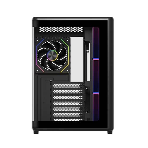 Gabinete Cooler Master Elite 600 Mid Tower 4 Fans ARGB Tempered Glass Black s/Fuente