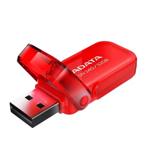 Pen Drive ADATA UV240 32GB USB 2.0 RED