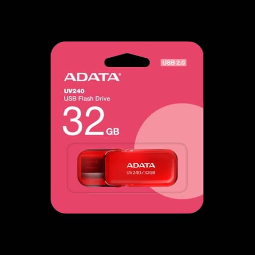 Pen Drive ADATA UV240 32GB USB 2.0 RED